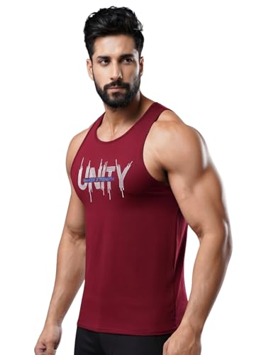 Image of 3Colors Men's Active Sleeveless Polyester Tank Top- Cool and Comfortable Workout wear, Dry fit Gym Vests - Unity
