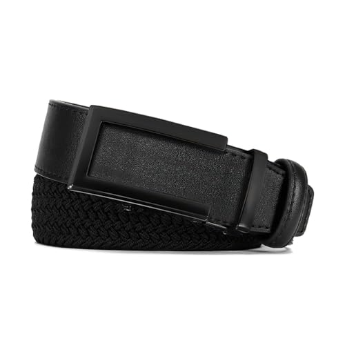 Men's Dress Belt for Work Business and Casual Every Day Leather with Adjustable Buckle2