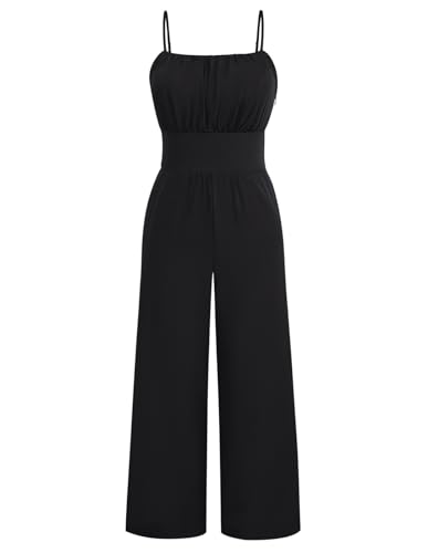 Belle Poque Damen Jumpsuit Festlich Hosenanzug Elegant High Waist...