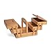 Produktbild Hobby Gift GB8450 Holz Cantilever Sewing Hobby Craft Aufbewahrungsbox, 3-Stufen, 23 x 31 x 25.2cm