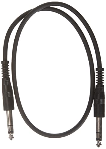Adam Hall Cables 3 STAR BVV 0060 ECO - Latiguillo de Cable de Jack 6,3 mm estéreo a Jack 6,3 mm estéreo 0,6 m Cover