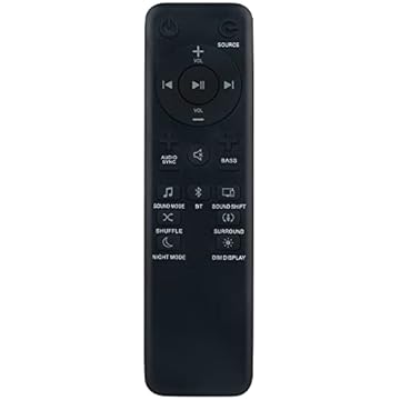 Controle remoto de substituição para JBL Soundbar JBLBAR51IMBLKBR JBLBAR51BLKAM JBLBAR51IMBLKAS JJBLBAR51BLKAM-Z BLBAR51BLKEP BAR 3.1 BAR 2.1 BAR 5.1
