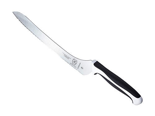 Mercer Culinary Millennia Color Handle Cutlery 9" Offset Bread Knife (Wavy Edge) White - Image 4