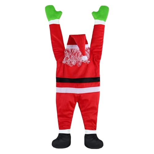 Papá Noel de 110 cm para decoración navideña exterior e interior de casas 2
