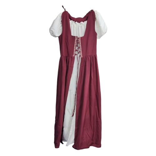 Vestido largo de renacimiento ajustable que estiliza la figura 6
