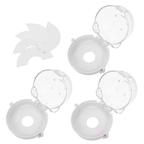 JOINPAYA 3pcs Gas Stove Covers Gas Range Safety Guards Locks Easy to Install Child Proof Design