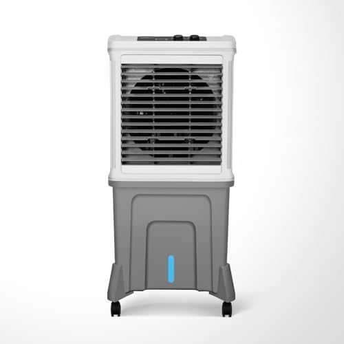 Image of SUMMERCOOL Singham 120L Jumbo Desert Air Cooler For home | For Large Room | Inverter Compatible | 45Ft Air Throw | Double ball bearing Motor | Low Power Consumption | 1 yr Warranty (White, Grey)