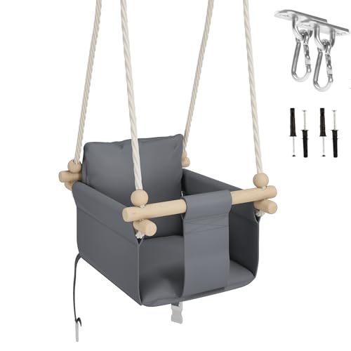 MAMOI® Babyschaukel, Baby schaukel Indoor, Kinderschaukel aus...