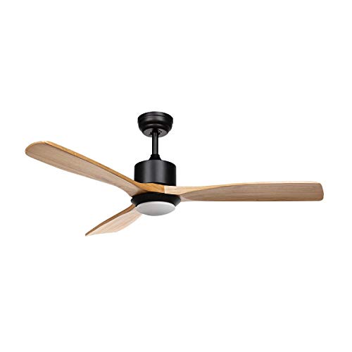 TECHBREY Ventilador de Techo Forest Madera LED CCT Seleccionable 70W