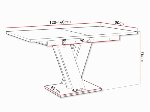 Table extensible Atraks blanche pour optimiser vos petits espaces - 4