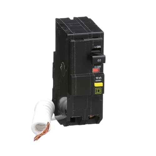 SQUARE D QO260GFI TWO POLE 60 AMP GFI CIRCUIT BREAKER by Square D/Telemecanique