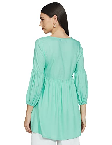 Image of Amazon Brand - Myx Women's Rayon Anarkali Kurta