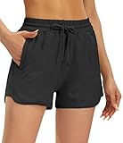 Lounge Shorts for Women with Pockets Workout Sports Dolphin Shorts Loose Comfy Activewear for Yoga A
