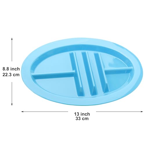 50% OFF Platos para tacos Youngever - Paquete de 9 colores