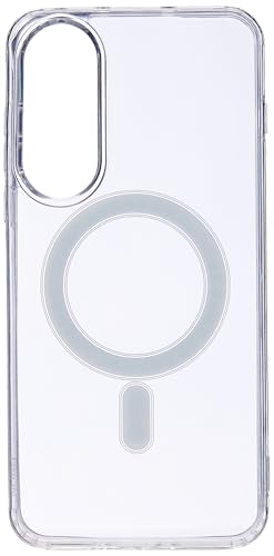 Image of Magnetic Case for OnePlus Nord 5 5G Compatible with MagSafe, Shockproof Phone Bumper Cover, Anti-Scratch Clear Back (Clear) Plastic
