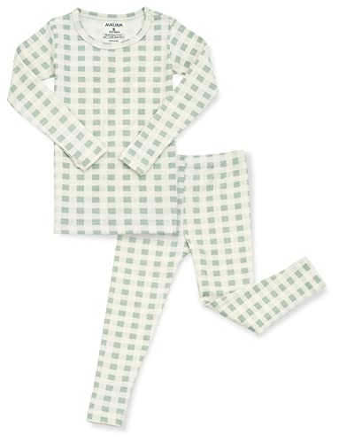 Image of AVAUMA Baby Boys Girls Pajama Set 6M-7T Kids Cute Toddler Snug fit Pattern Design Pjs Cotton Sleepwear