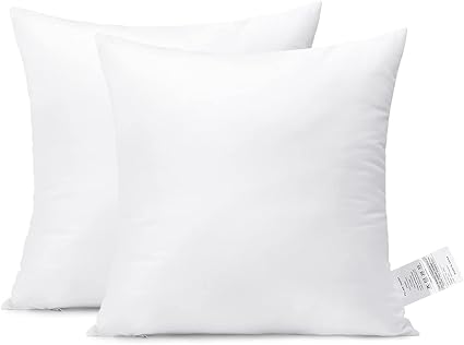 Amazon Co Jp Otostar クッション 中身 ヌードクッション 50 50cm 洗える 適度な弾力へたりにくい 背当て ピロー クッション中材 本体 ヌード セット インナークッション ふわふわ 角型 クッションカバー用 洗濯可能 2 50 50cm ホーム キッチン