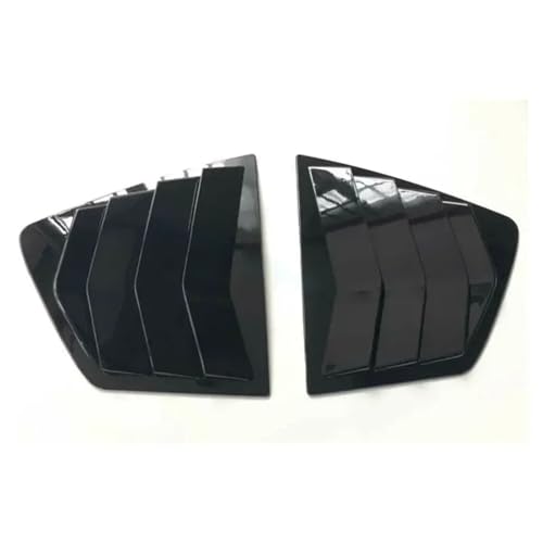 Persiennes de fenêtre latérale Honda Accord 2008-2013, volet de vitre arrière ABS noir brillant