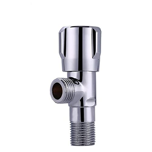 Vanne d'arrêt en cuivre G1/2 robinet d'angle robuste pour évier et WC