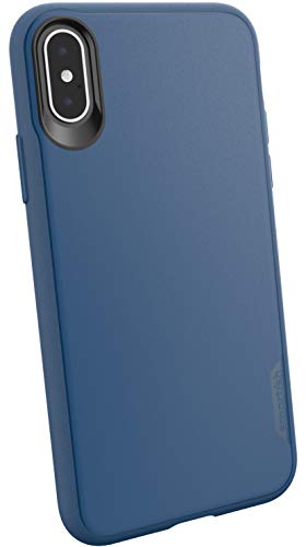 Smartish iPhone Xs/X Slim Case - Gripmunk [Lightweight + Protective] Thin Cover for Apple iPhone 10/10s (Silk) - Blues on The Green