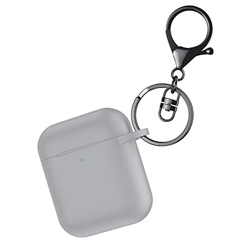 LJLB Custodia Compatibile con AirPods, Copertina Protettiva in Silicone Compatibile con Apple AirPods 2 e 1, Supporta la...
