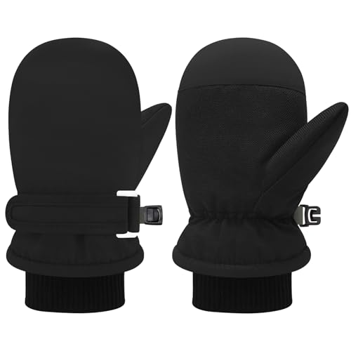 Olreco Baby Toddler Mittens Waterproof Toddler Snow Gloves Infant Baby Mittens Winter Kids Ski Gloves for Boys Girls