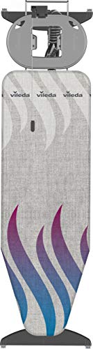Vileda Total Reflect Plus Bügelbrett XXL | Großes Bügelbrett mit Steckdose 130x44 cm für...