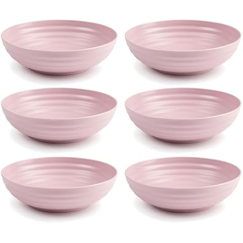 Assiettes creuses Acan rose pastel Cover