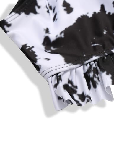 Image of Arshiner Girls Bikini Beach Swimwear 2 Piece Swimsuits Floral Printing Bathing Suits