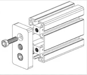 Wkooa Aluminum Profile Accessories End Connection Joint Plate For 50100 Connect Parts