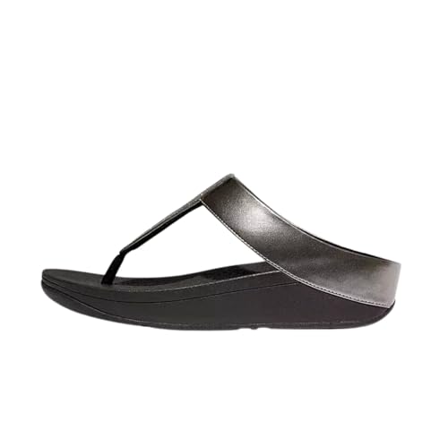 FitFlop Women's FINO Glitterdust Metallic Toe Post Flip Flop Sandal