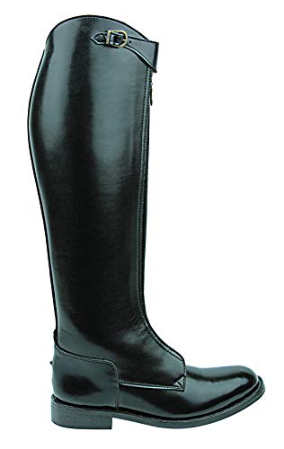 Mens Man Invader-1 Polo Players Boots Tall Knee High Leather Equestrian Black3
