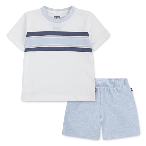 Levi's boys graphic tee & shorts 2-piece outfit set