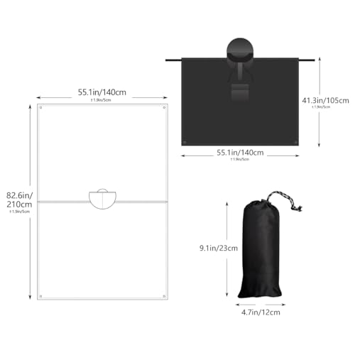 Hooded Rain Poncho,Multi Use Waterproof Raincoat,For Hiking, Camping and Emergency,Suitable for Unisex Adults2