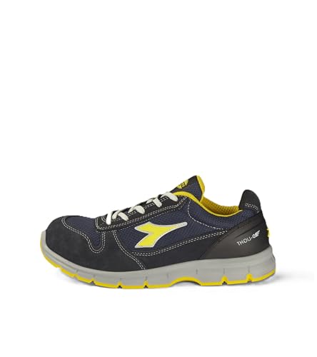 Utility Diadora RUN TEXT LOW S1P SRC ESD, Zapatillas Unisex Adulto, AZUL (DARK NAVY/DARK NAVY), 45 EU