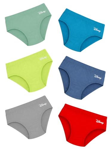 Image of BODYCARE Cotton Mickey Printed Boy's Brief Pack Of 6 (Color & Print May Vary)