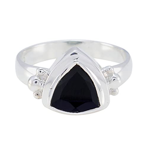 Bague en pierres précieuses pour femmes et hommes argent fait main