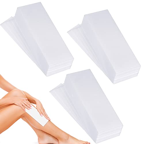 120 Pièces Bande de Cire Epilation Non Tissées, Bande Epilation en Papier pour L'épilation du Corps, Jambes et Visage