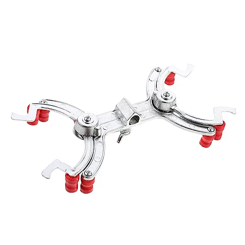 Cabilock Titration Accessory Clip Aluminum Clamp Double Clamp Laboratory Holder