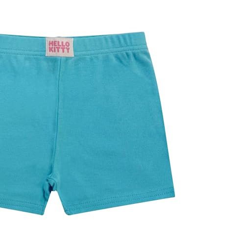 Hello Kitty Girls Pajama Set - 3 Piece Pants, T-Shirt & Shorts - Cotton Sleepwear PJ Set for Kids, Toddler Girl Pajamas3