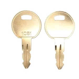 Thwaites 1051 Master Plant Ignition Switch Key for Construction/Agricultural Machinery – Excavators – Diggers – Dumper…