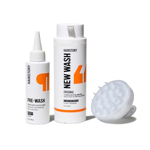 Hairstory New Wash Duo with Scalp Brush