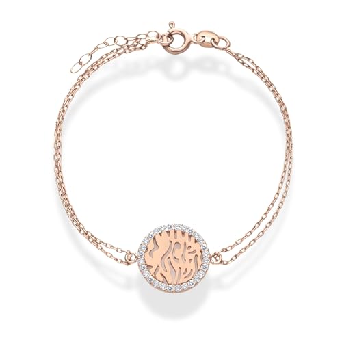 Alef Bet by Paula Shema Israel Bracelet for Women | Solid Sterling Silver Hebrew Prayer Jewelry with Cubic Zirconia | Faith-Based Religious Gift for a Bat Mitzvah