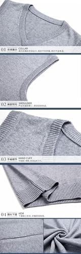 Men's Casual Sweater Vest Warm and Comfortable Vest in Autumn and Winter4