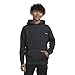 Soft Knit Basic Pullover Hoodie Black