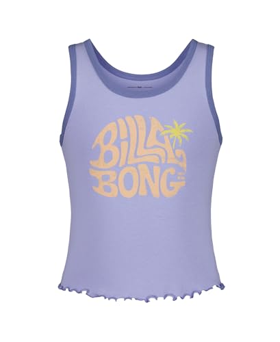 Image of Billabong Girls' Scoop Neck Sleeveless Graphic Tank Top, Soft Cotton, Casual & Comfortable Fit