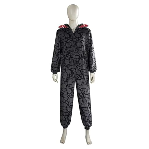 Waslary Demogorgon - Disfraz unisex de película para cosplay, pijama con capucha, para Halloween, carnaval, fiesta, Negro , M | Ya disponible en tu tienda friki favorita! En mundofriki.es! Waslary Demogorgon - Disfraz unisex de película para cosplay, pijama con capucha, para Halloween, carnaval, fiesta, Negro , M | Ya disponible en tu tienda friki favorita! En mundofriki.es!