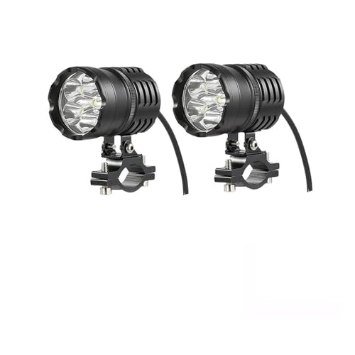 Phare moto LED puissant 6500K pour rouler la nuit en toute sécurité