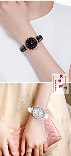 Bracelet montre cuir véritable 12mm chic avec boucle argent - 7