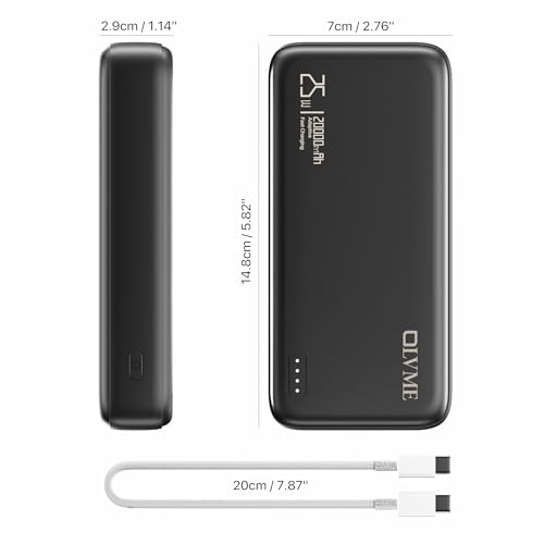Image of OLVME Premium 20000mAh PD Power Bank |for iPhone,Samsung 50% in 30min | PD C to C Cable | 2 Type- C Port + 1 USB A 22.5W | Universal Compatible All Mobiles | Soft Matte Touch Blue